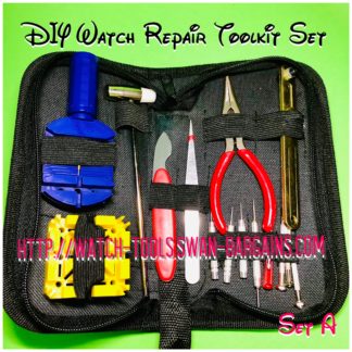 15pcs Basic Watch Repair Tool Kit Set Singapore
