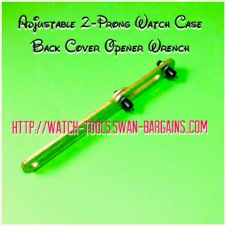 Adjustable 2 Prong Wrench Screw Back Watch Case Opener Tool Singapore
