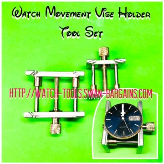 2pcs Adjustable Watch Movement Aluminium Vise Holder Singapore