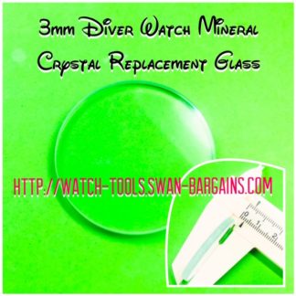 Diver Watch 3mm Replacement Mineral Glass Singapore